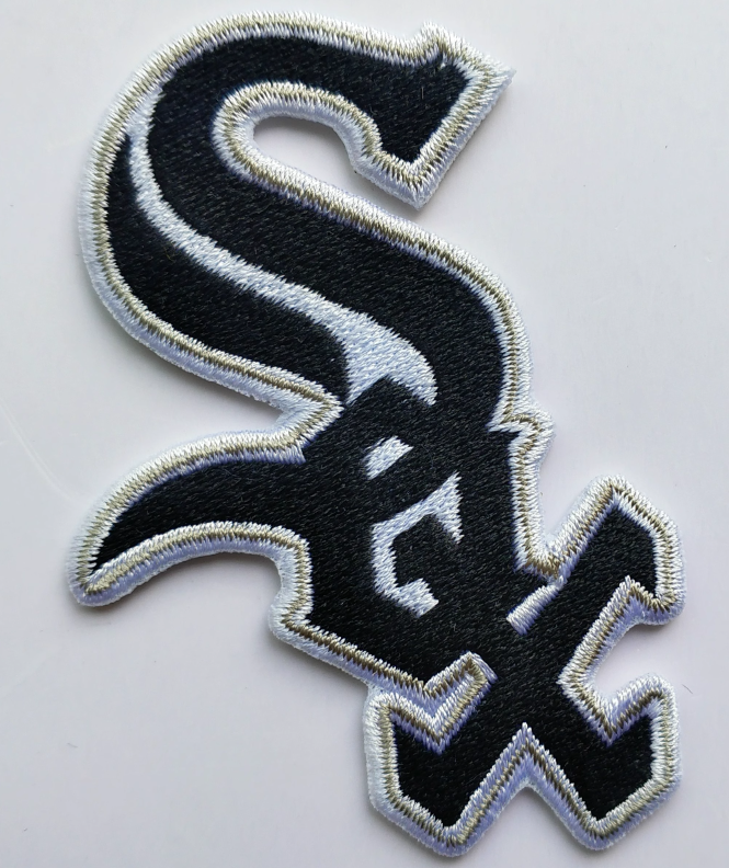 Chicago White Sox Logo v2 Iron on Patch 8.5CMx6.1CM